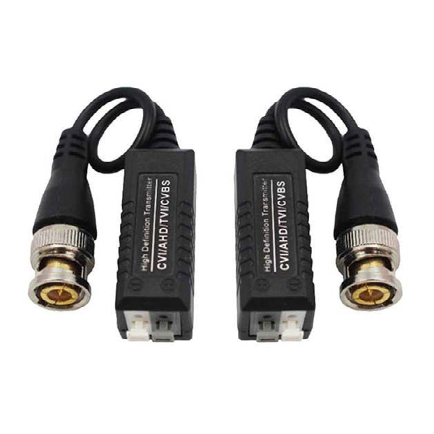 VIDEO BALUN PASIVO CONECTOR PLUG PARA CCTV HEMBRA X 50 | Video balun para CCTV | Compatible con señal AHD, CVI, TVI | Conector plug hembra para cctv | Señal de transmisión: 720p, 1080p | Paquete por 50 unidades | Distancia de transmisión: 300m