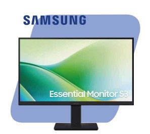 Monitor de 22" Essential Monitor S3 S31GF 120HZ ▪ Tipo de Panel VA ▪ Amplio ángulo de visión. Brillo uniforme desde múltiples ángulos ▪ Tasa de refresco de 120Hz ▪ Modo Juego ▪ Modo Eye Saver. Comodidad para tus ojos