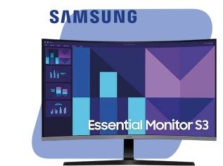 Monitor Essential S3 S39GD Curvo 32” ▪ Pantalla curva 1500R ▪ Frecuencia de actualización 100 Hz ▪ Modo Juegos ▪ Modo Protección visual ▪ Resolución FHD (1920*1080)