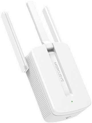 AccesPoint Mercusys Extensor de alcance Wi-Fi de 300Mbps | Referencia: MW300RE | •El modo Extensor aumenta la señal inalámbrica a áreas previamente inalcanzables o difíciles de cablear sin problemas •Tres antenas externas con tecnología MIMO ayudan a diferenciar al MW300RE de los extensores de rango ordinarios •Amplíe fácilmente la cobertura inalámbrica con una sencilla configuración de dos toques o presionando el botón WPS •El LED multicolor te ayuda a encontrar la ubicación correcta para ofrecer la mejor extensión de Wi-Fi