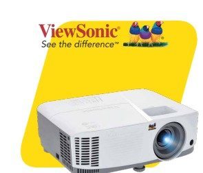 Proyector WXGA de 3.800 lúmenes de ViewSonic con HDMI y Keystone vertical ▪ Proyector de lámpara DLP de alto brillo: Resolución WXGA (1280x800p) ▪ Tecnología SuperColor ▪ Frecuencia de actualización 120 Hz ▪ Proyecta tamaños de pantalla de 80" a 150" con una distancia de proyección de 8.8 pies - 16.4 pies; muestra una imagen de 100" desde 11 pies