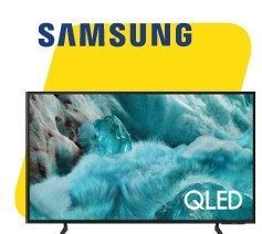 Televisor Samsung 43” Smart QLED 4K Q7F / Procesador Q4 con AI Resolución: 4K (3,840 x 2,160) Volumen de color al 100 % con Quantum Dot: Mil millones de tonos de color Asistente de voz más inteligente: Disfrute de busquedas más fáciles, reacciones más intuitivas y un control del dispositivo sin problemas. Sonido optimizado: Sonido adaptable con inteligencia escénica de audio.