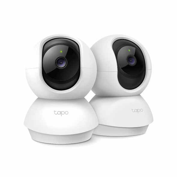 Cámara de Vigilancia Wi-Fi de 360 Grados con Vista 2K 3MP y Detección IA *2 Unidades | Referencia: TAPO-C210P2 | •Grabación de Vídeo 2K: Videos nítidos en calidad 2K con resolución 3MP •Visión Panorámica 360º: La cámara se mueve vertical y horizontalmente para grabar todos los detalles •Visión nocturna: Calidad de imagen nítido hasta 9 metros de distancia •Detección de movimiento y notificaciones •Alarma con luz y sonido •Audio bidireccional •Almacenamiento seguro •Control por voz