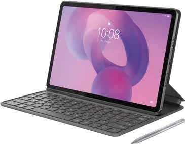 Tableta Lenovo Idea Tab TB336FU (8GB/128GB) | Referencia: ZAFR0210CO | Incluye Teclado Lenovo Folio + Lenovo Tab Pen Plus | Procesador: MediaTek Dimensity 6300 (8C, 2x A76 @2.4 GHz + 6x A55@2.0 GHz) | Memoria: 8GB Soldered LPDDR4x | Almacenamiento: 128GB UFS 2.2 | Cámara Frontal: 5 MP | Cámara Posterior: 8 MP | Pantalla: 11" 2.5K (2560x1600) IPS 500nits Antihuellas, 72% NTSC, 90Hz, Táctil | Batería: 7040mAh (típico) | Sistema Operativo: Android 15 | Conectividad: Wi-Fi 5, 802.11ac 1x1 + BT5.2 | Puertos estándar: 1x USB-C (USB de alta velocidad / USB 2.0), con carga; 1x conector combinado para auriculares / micrófono (3,5 mm); 1x Ranura para tarjetas