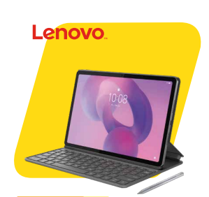 Tableta Lenovo Idea Tab TB336FU (8GB/128GB) Incluye Teclado Lenovo Folio + Lenovo Tab Pen Plus Referencia: ZAFR0210CO Procesador: MediaTek Dimensity 6300 (8C, 2x A76 @2.4 GHz + 6x A55@2.0 GHz) Memoria: 8GB Soldered LPDDR4x Almacenamiento: 128GB UFS 2.2 Cámara Frontal: 5 MP Cámara Posterior: 8 MP Pantalla: 11" 2.5K (2560x1600) IPS 500nits Antihuellas, 72% NTSC, 90Hz, Táctil Batería: 7040mAh (típico) Sistema Operativo: Android 15 Conectividad: Wi-Fi 5, 802.11ac 1x1 + BT5.2 Puertos estándar: 1x USB-C (USB de alta velocidad / USB 2.0), con carga; 1x conector combinado para auriculares / micrófono (3,5 mm); 1x Ranura para tarjetas